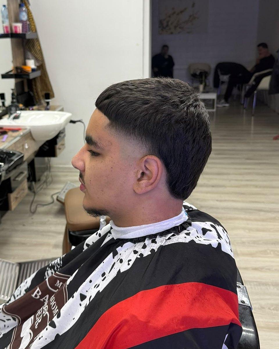 Mullet met burst fade, geknipt door Yassir